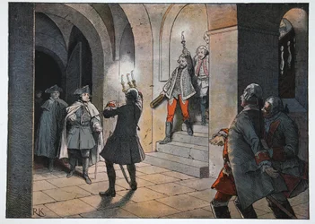 Friederich in Schloss Lilla, 5 December 1757